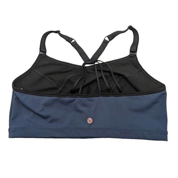 Livi Active Lane Bryant Womens Bra Sports Wireless Strappy T Back Gray 22 / 24 - Picture 7 of 10